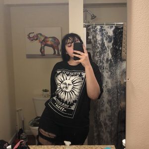 Oversized tarot shirt
